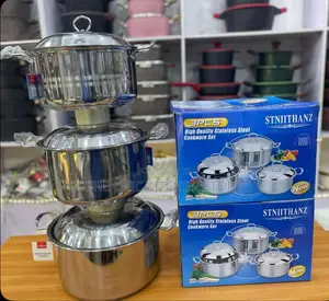 6pcs High Quality Stnithanz Stainless Steel Cookware Set