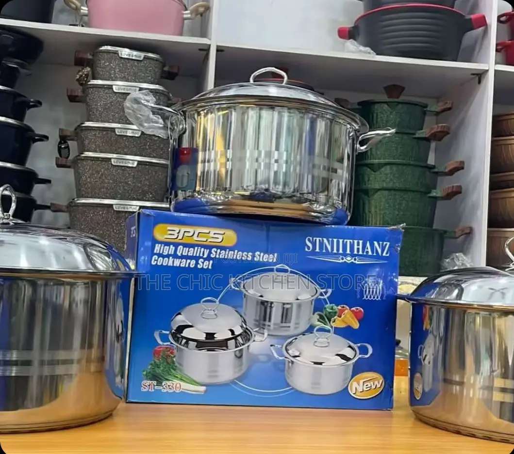 6pcs High Quality Stnithanz Stainless Steel Cookware Set