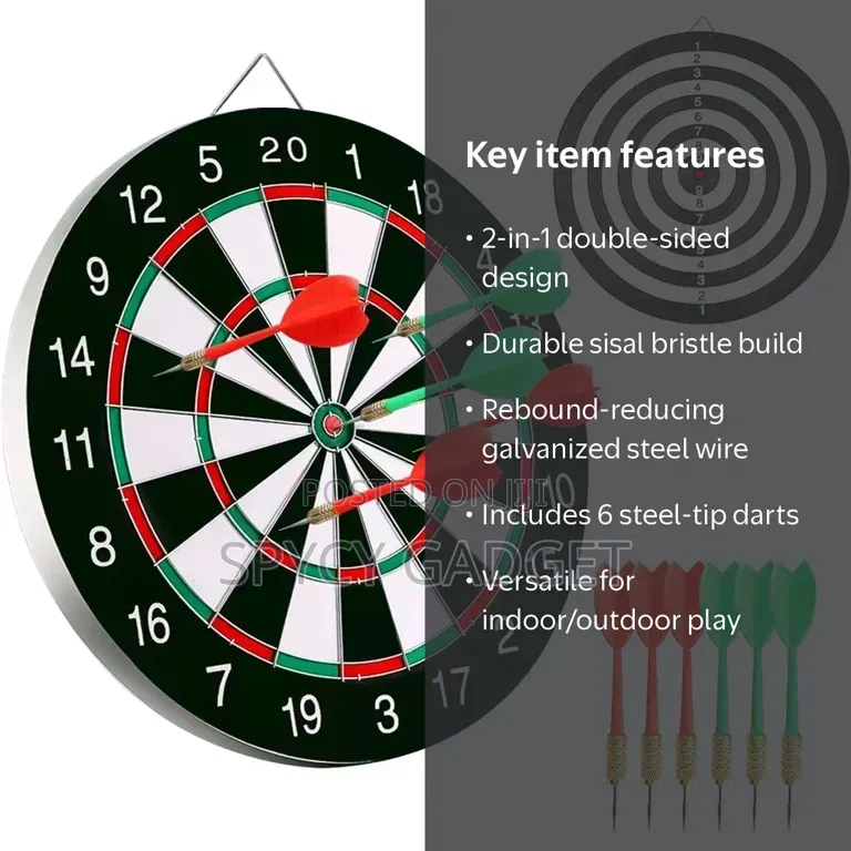 Recreational Dart Board Game Set