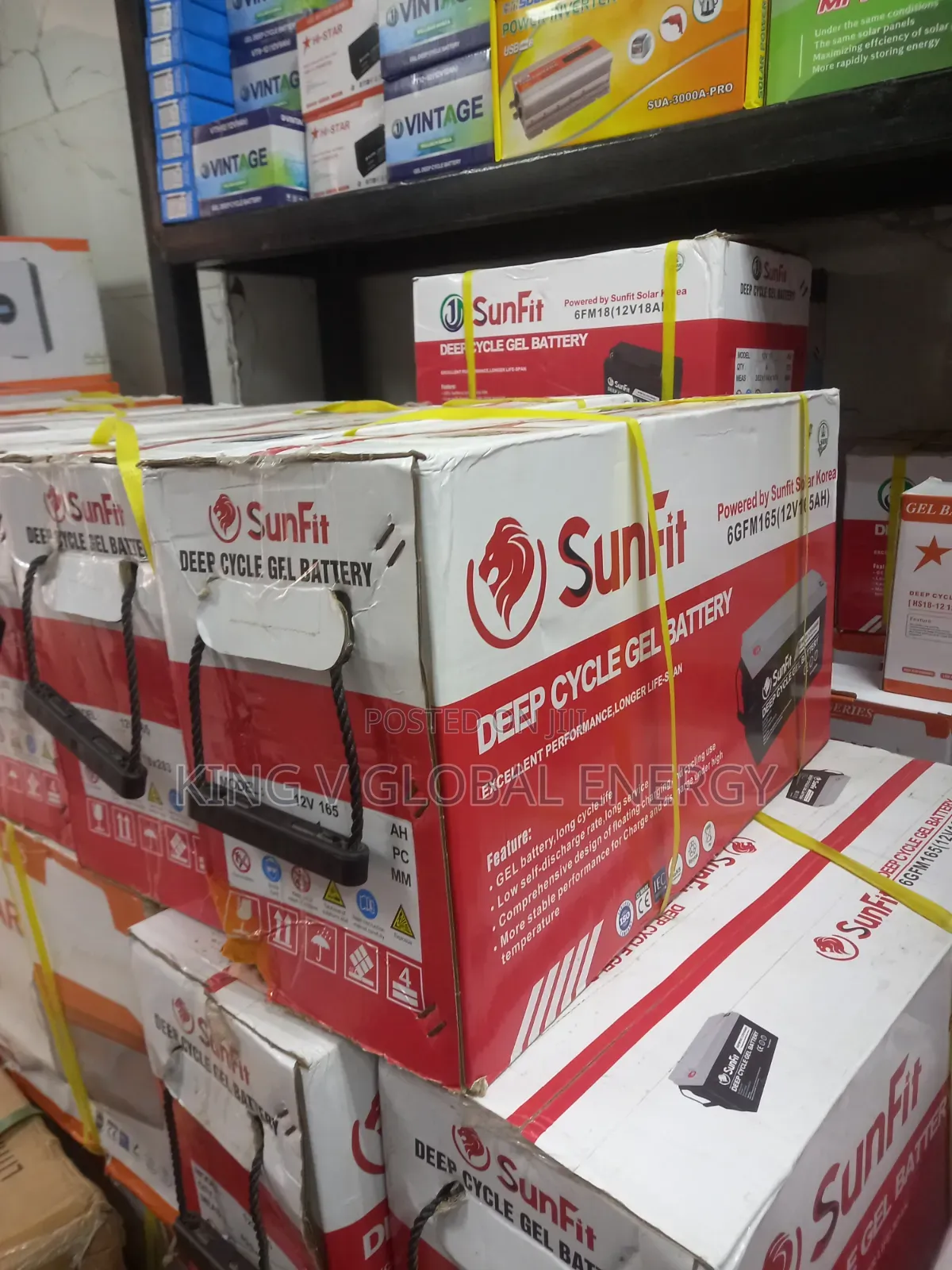 Sunfit 165ah 12v Dry Cell Batteries