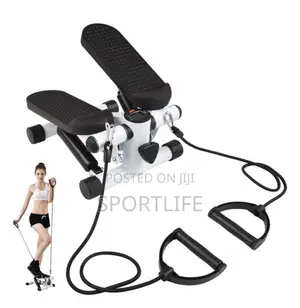 Mini Stepper With Resistance Bands
