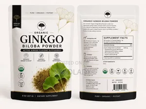 Organic Ginkgo Biloba Powder Dietary Supplements - 227g