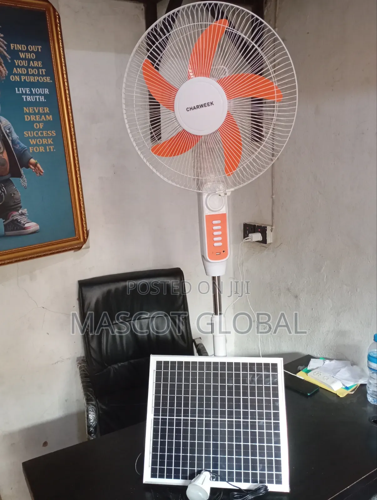 16 Inches Solar Fan