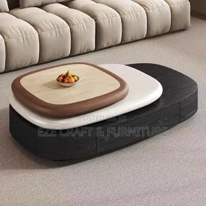Rotating Top Luxury Wooden Center Table
