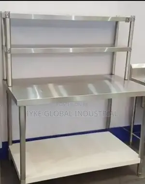 Work Table With Shelves