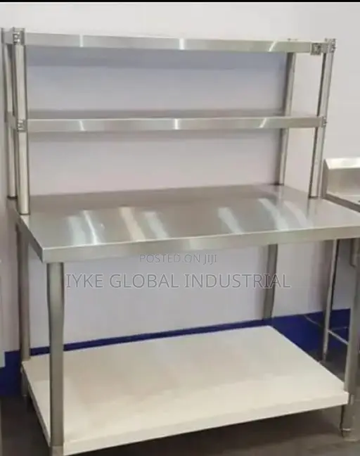 Work Table With Shelves