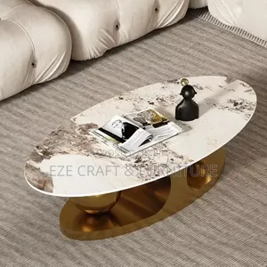 2in1 Golden Marble Center Table