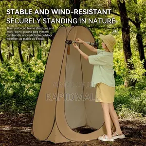 Outdoor Changing Tent, Shower Room, and Toilet for Camping and Beach