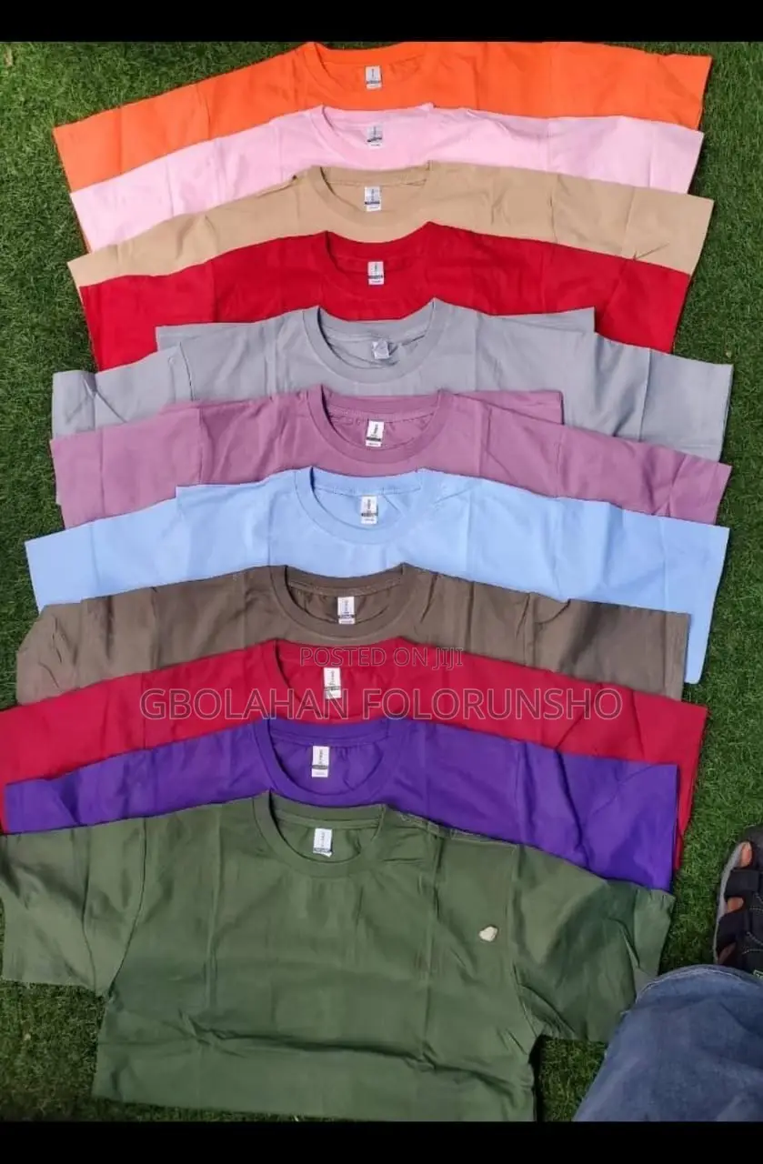 Plain Round Neck T-Shirt