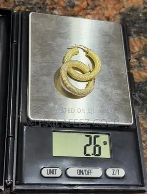 Pure Gold Earrings 18karat Gold