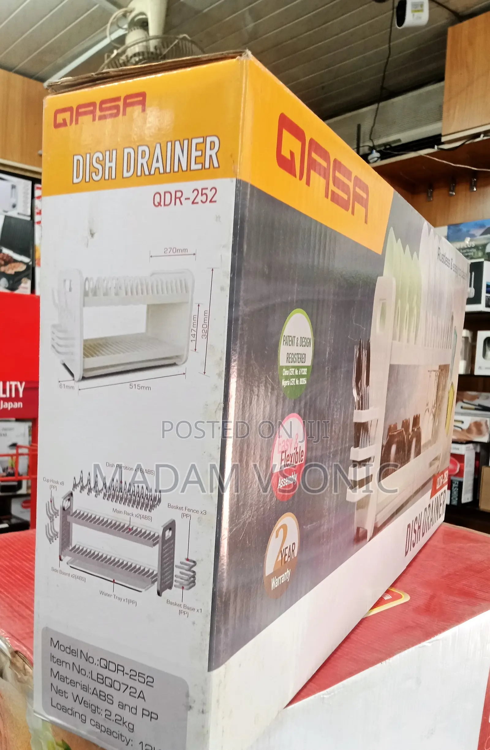Qasa Dish Drainer QDR-252