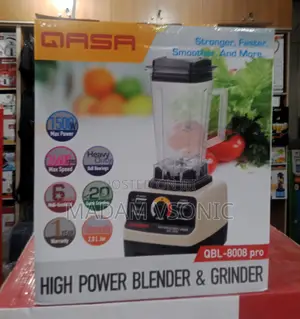 QASA High Power Blender & Grinder QBL-8008 Pro