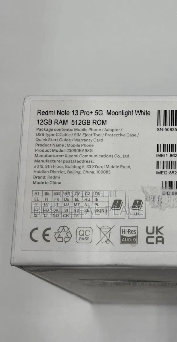 Xiaomi Redmi Note 13 Pro+ 512 GB White