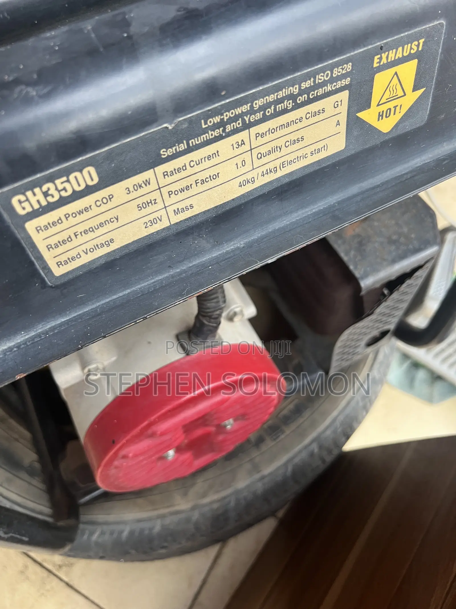 ITEC GH3500 Petrol Generator