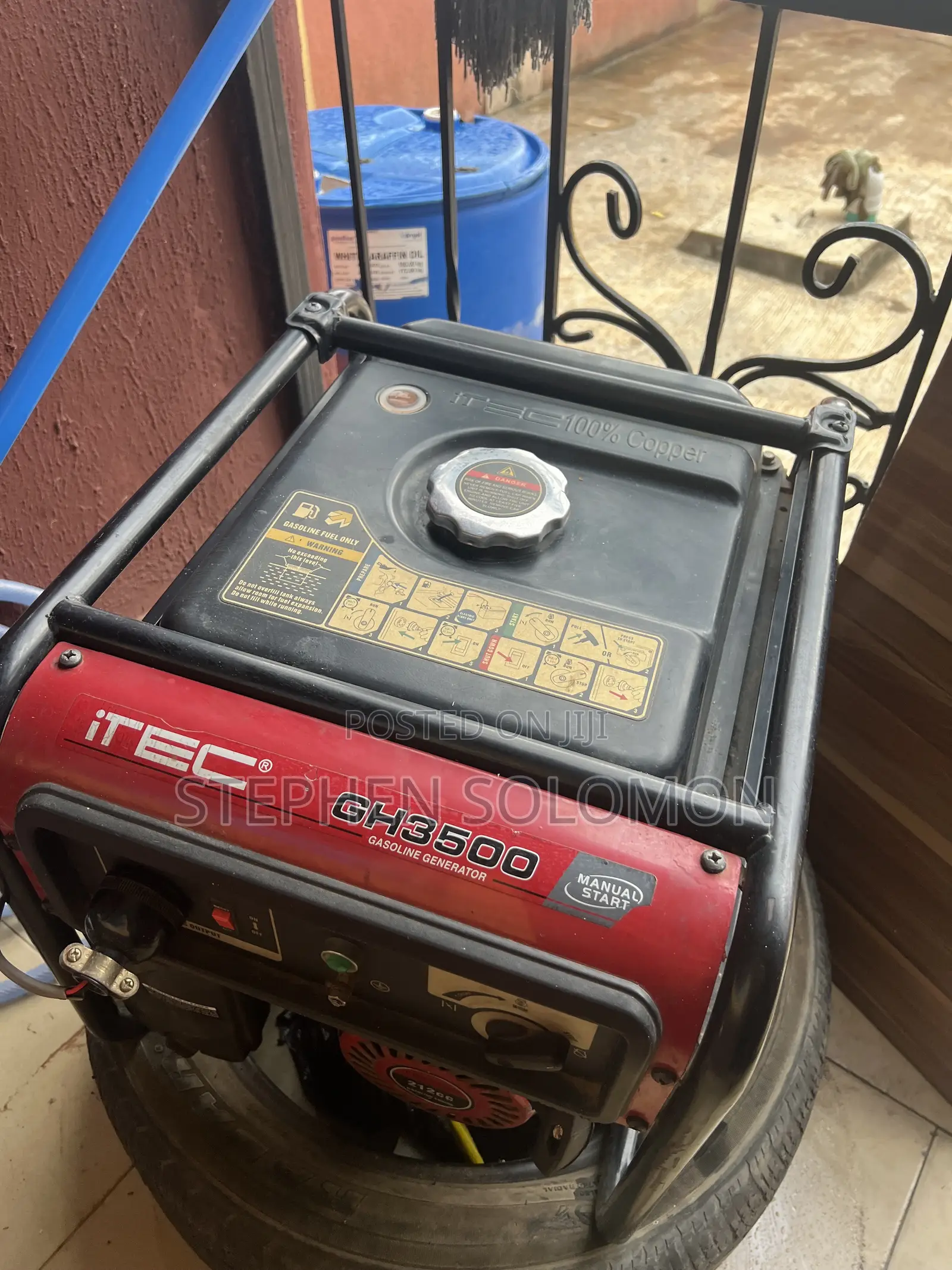ITEC GH3500 Petrol Generator