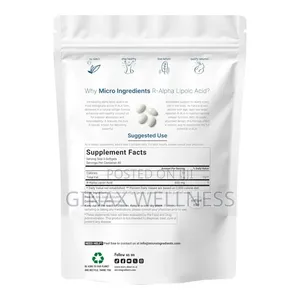 R-Alpha Lipoic Acid (600mg, 120 Softgels)