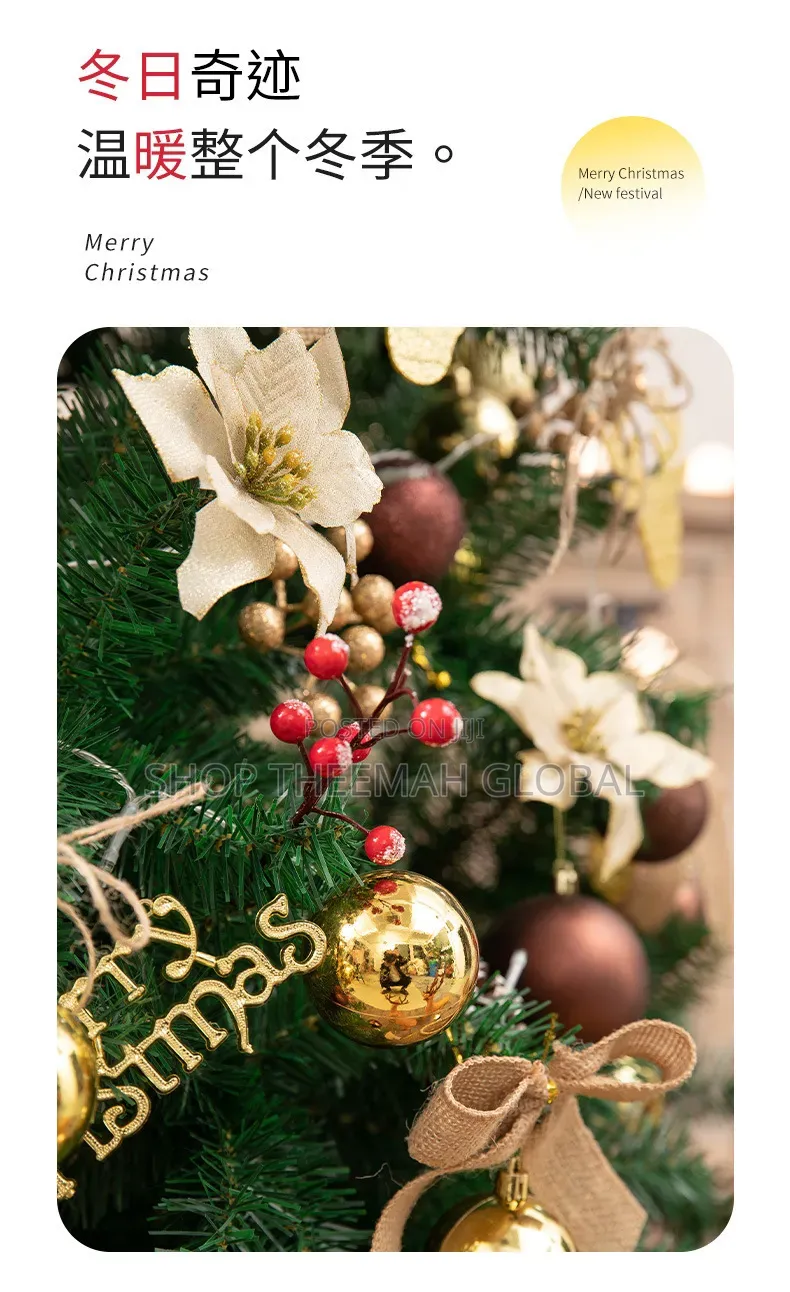 Christmas Trees With Accessories (180cm)