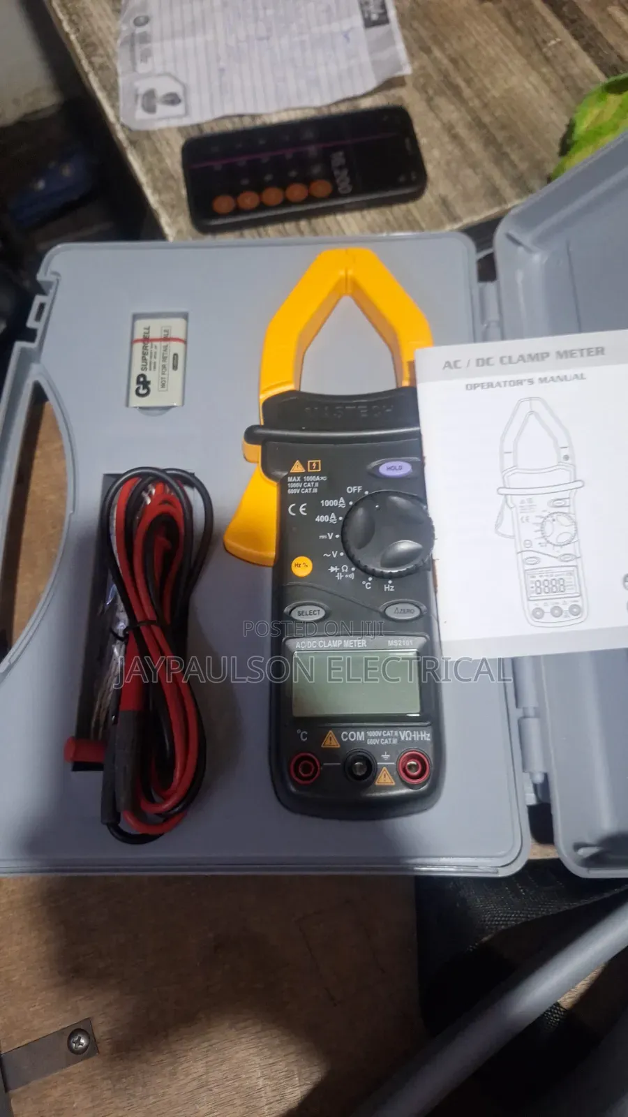 Mastech MS2001 Series Digital AC/DC Clamp Meter