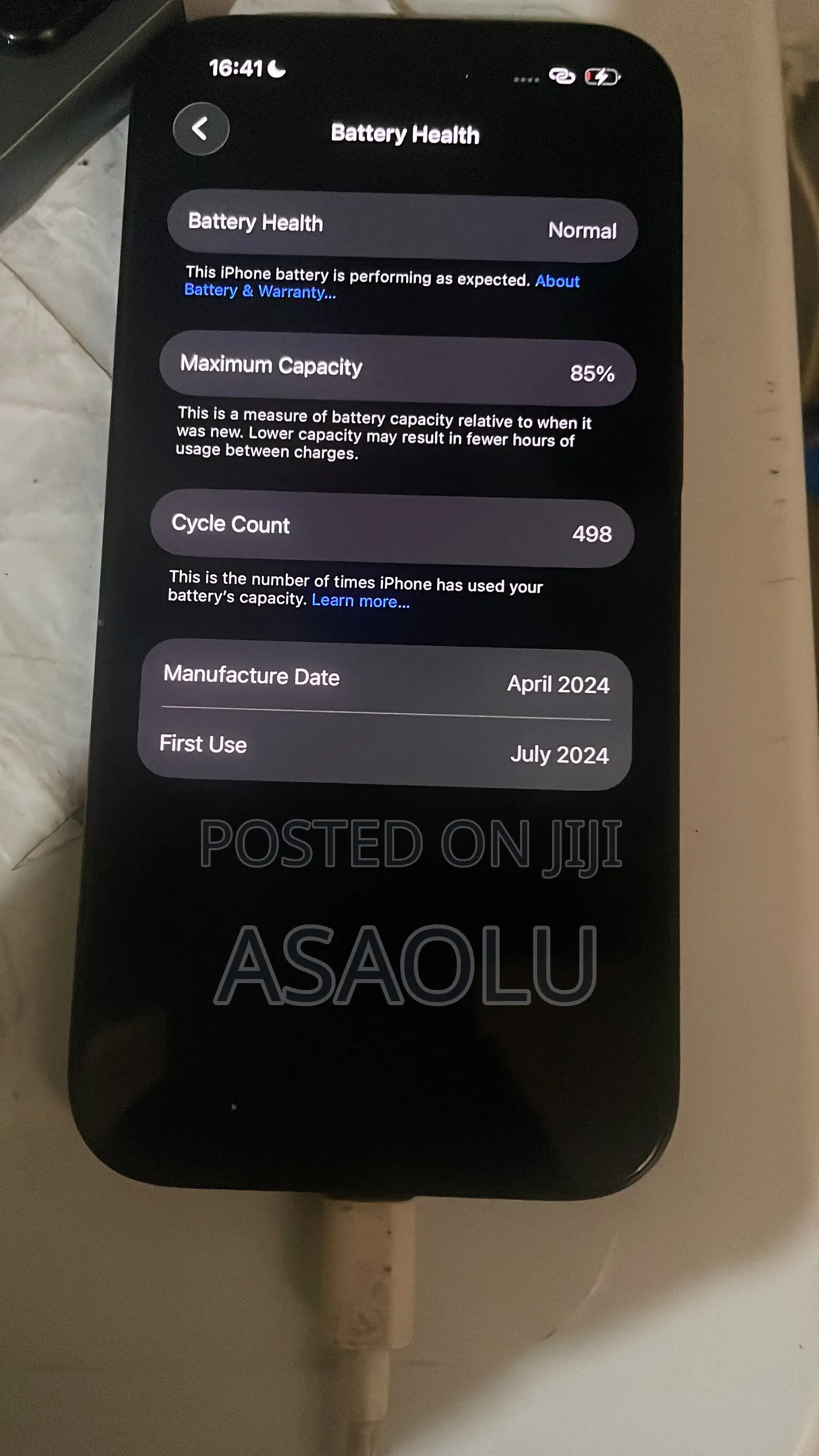 Apple iPhone 15 128 GB Black