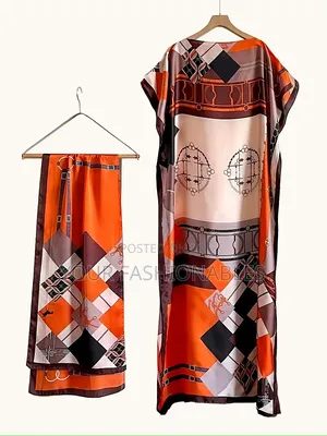 Beautiful Kaftan Tunic and Scarf for Ladies