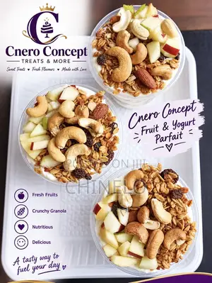 Cnero Concept Treats & More – Fresh Snacks, Granola, Cake & Yogurt