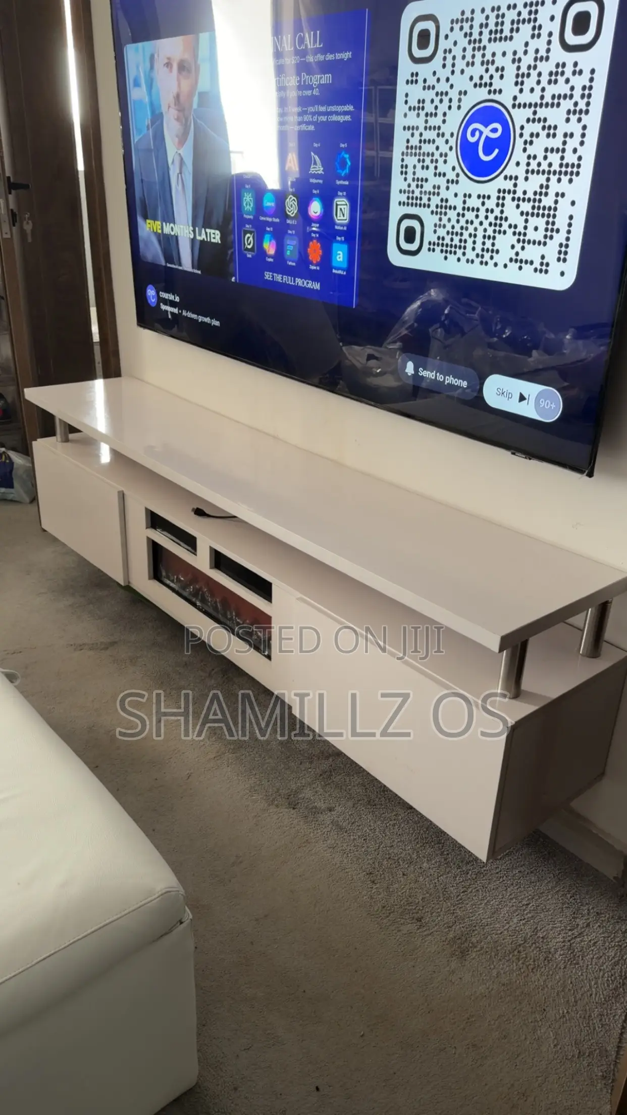 Floating TV Console