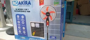 Rg Akira 18-Inch Rechargeable Fan. Mosquito Repellent.