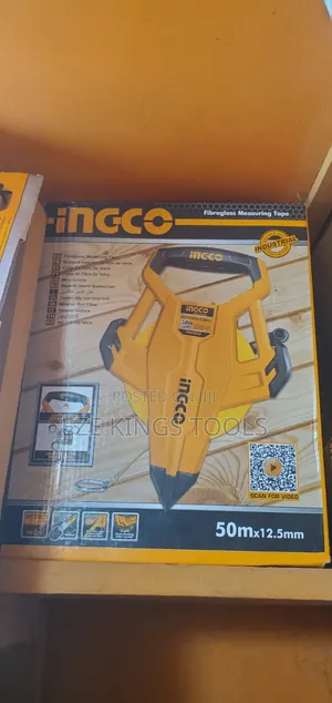 50m INGCO Industrial Fibreglass Measuring Tape