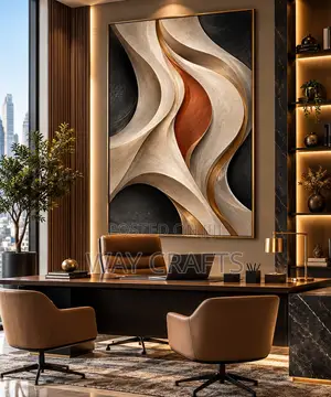 3D Abstract Wall Art Frame for Home, Office & Hotel Decoration