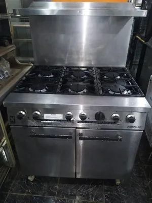 6Burner Gas Cooker With Gas Oven