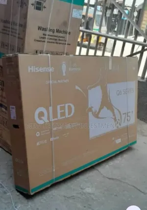 Super Quality Hisense 75inches Smart Television QLED With 2yrs Company