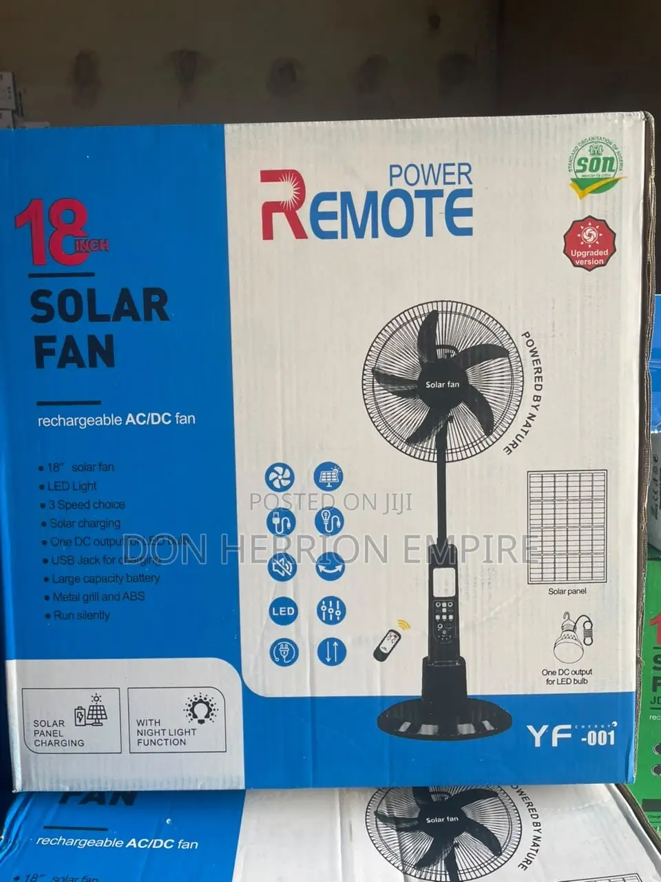 18 Inches Solar Fan