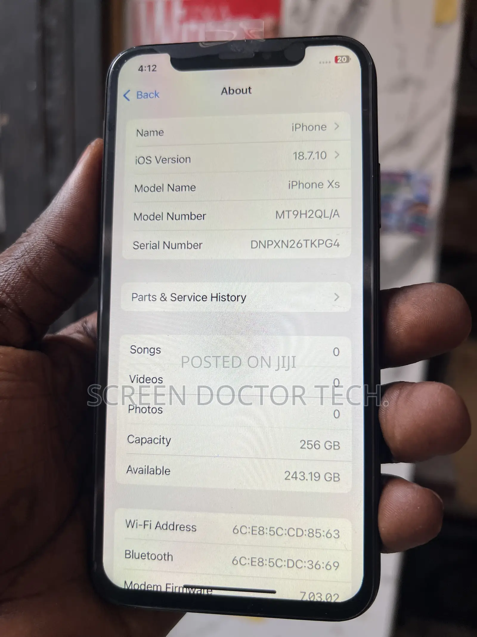 Apple iPhone XS 256 GB Black