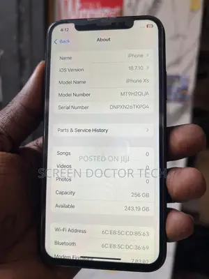 Apple iPhone XS 256 GB Black