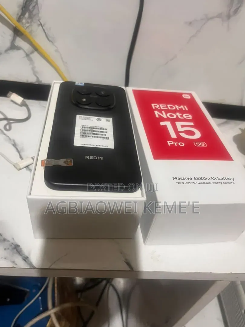 New Xiaomi Redmi Note 15 Pro 512 GB Black