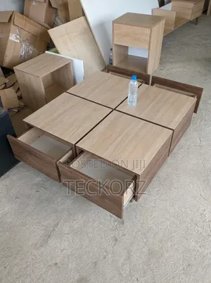 Quadra Coffee Table With Drawer Storage