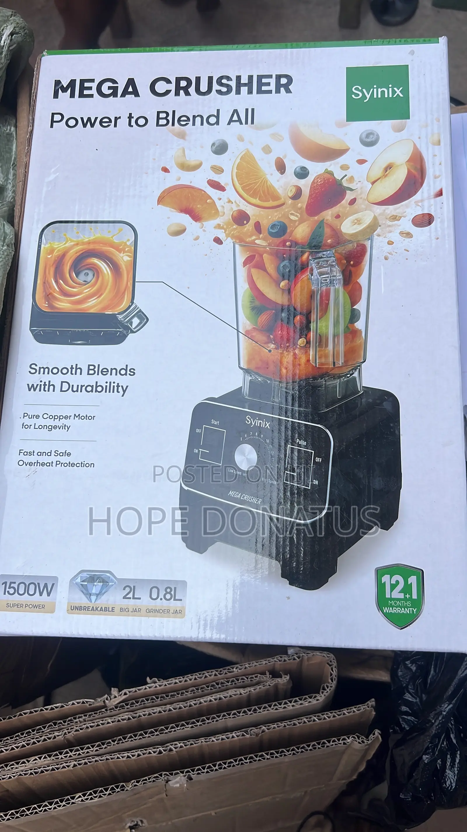 Syinix Blender Mega Crusher
