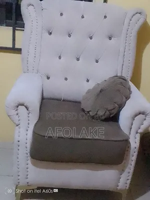 Luxury Tufted Wingback Accent Chair