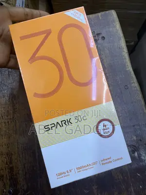 New Tecno Spark 30C 128 GB Black
