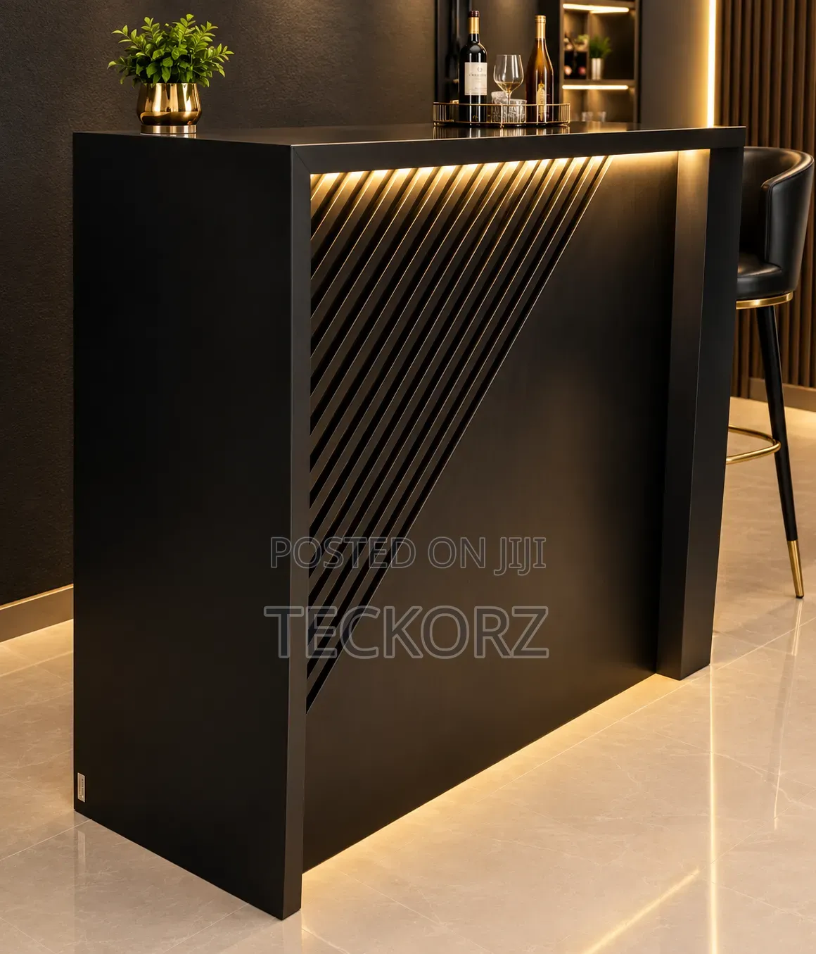 Black Bar Table