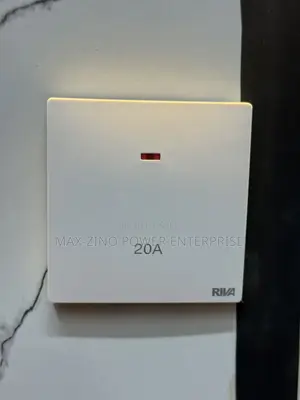 20a Water Heater Luxury Switch White Grey and Black Color Available