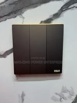 3gang Luxury Switch Available in Black Grey and White Color