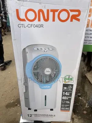 Lontor 12” Mist Rechargeable Cooling Fan