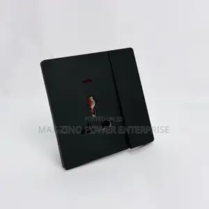 13a Luxury Single Socket Available in Black Grey and White
