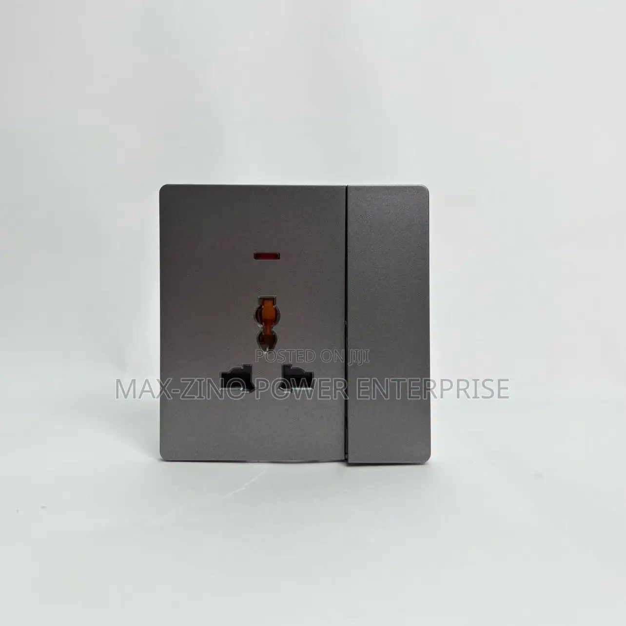13a Luxury Single Socket Available in Black Grey and White