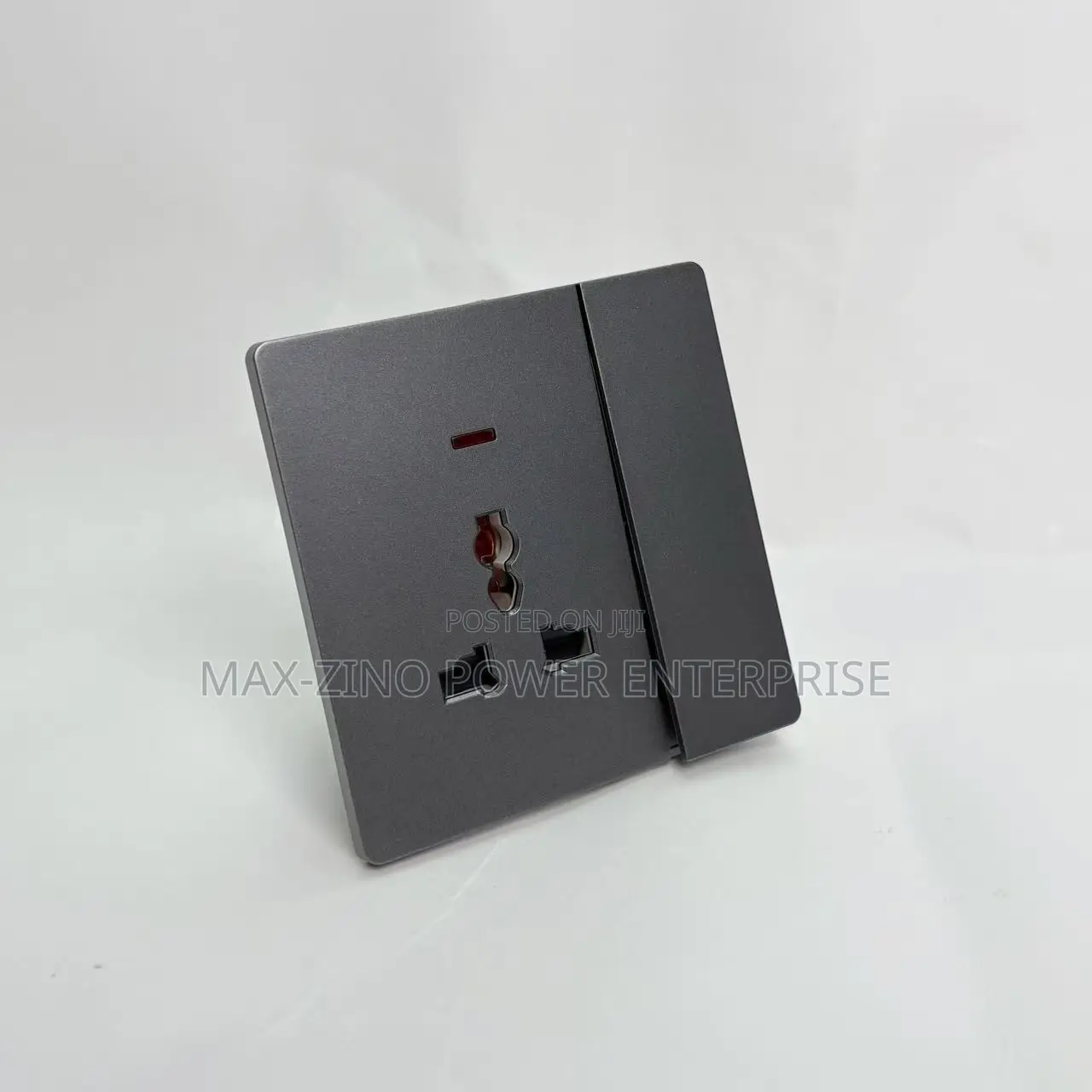 13a Luxury Single Socket Available in Black Grey and White