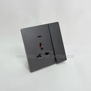 13a Luxury Single Socket Available in Black Grey and White