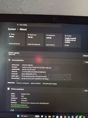 Laptop Dell Latitude 5400 8GB Intel Core i5 SSD 256GB
