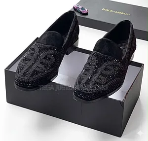 Luxury Studded and Woven Dolce and Gabbana Men's Dress Shoe