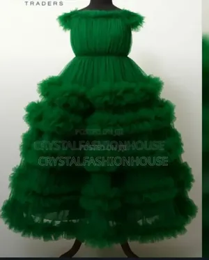 Beautiful Emerald Green Ball Dress
